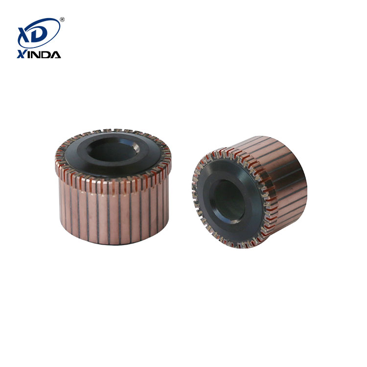 Slot type commutator